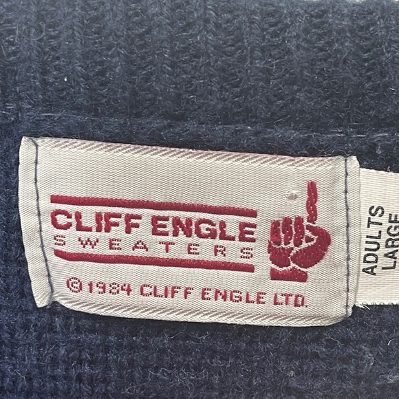 Cliff Engle Vintage 1984 Men’s University of Michigan Wolverines Sweater Large - Picture 4 of 5